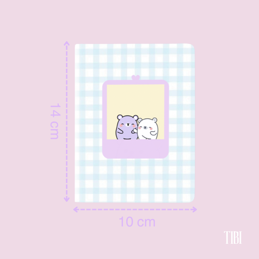 "Blush & Blue Buddies" Pocket Notebook