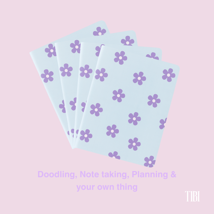 Daisy Daydream pocket notebook 48 pages 90 GSM floral pastel stationery India