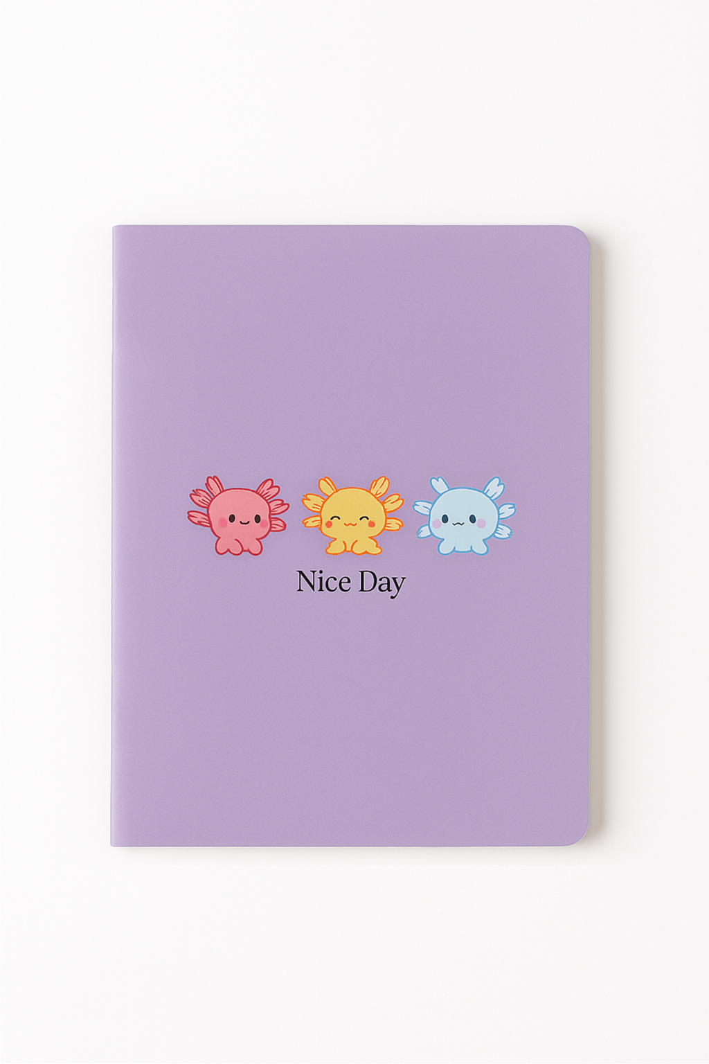 Lotl Love pocket notebook lavender kawaii 90 GSM cute stationery India by TIBI