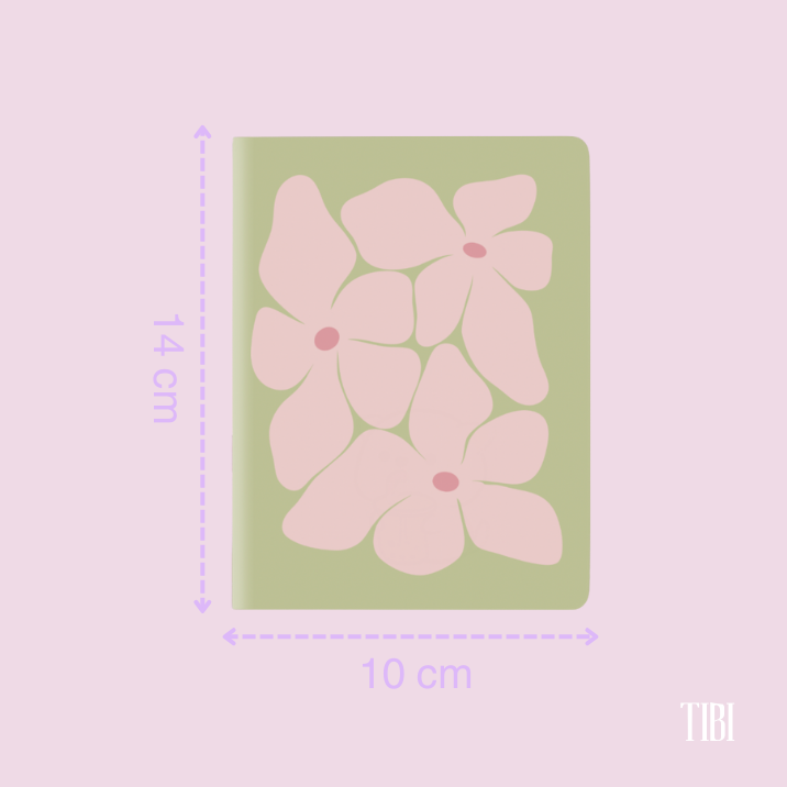 "Soft Blossom" Pocket Notebook