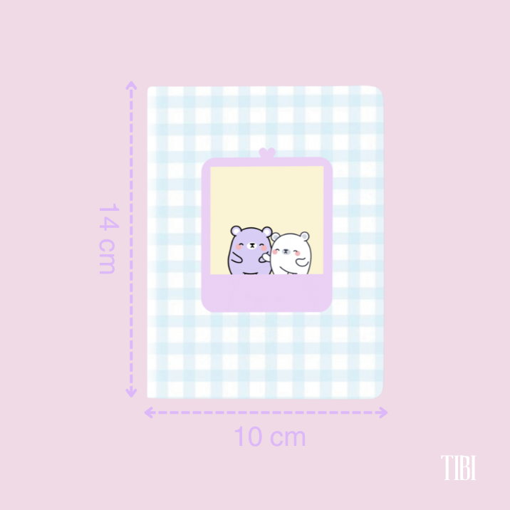 "Blush & Blue Buddies" Pocket Notebook