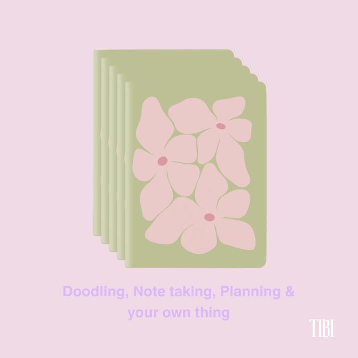 "Soft Blossom" Pocket Notebook