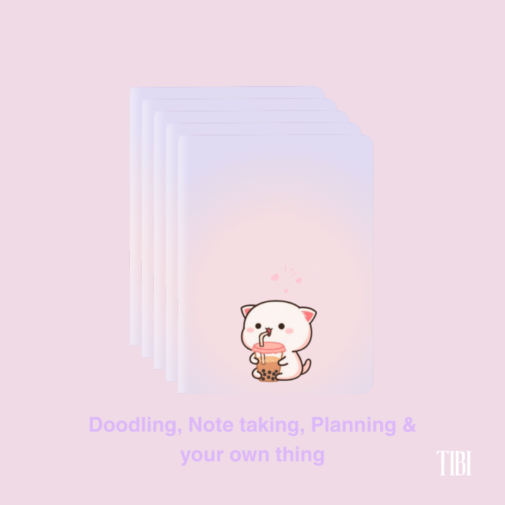 "Meowcha Time" Pocket Notebook