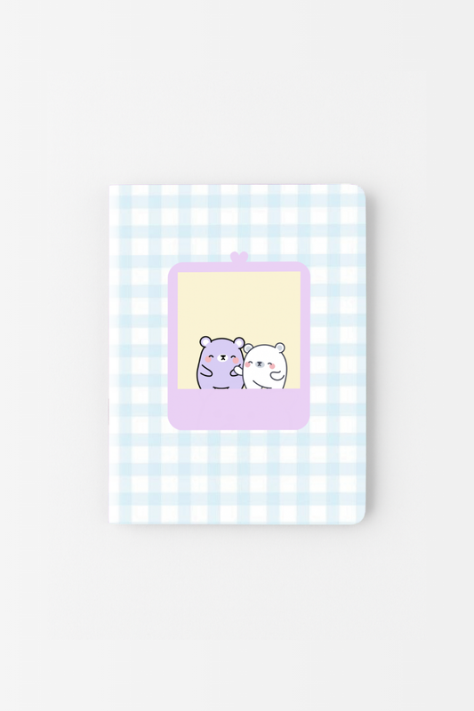 "Blush & Blue Buddies" Pocket Notebook