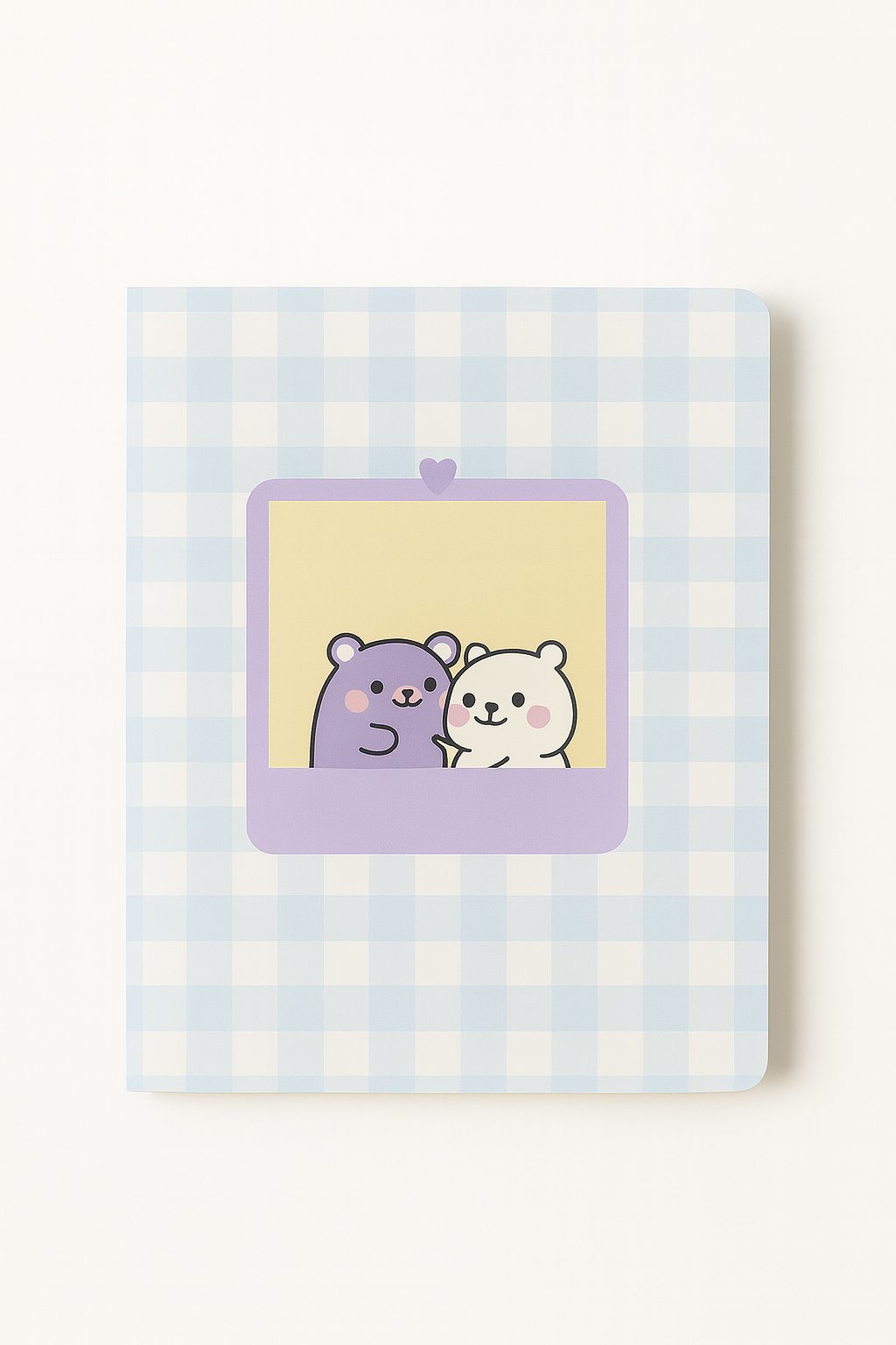 Blush & Blue Buddies pocket notebook India – cute soft cover pastel notebook 90 GSM paper by TIBI