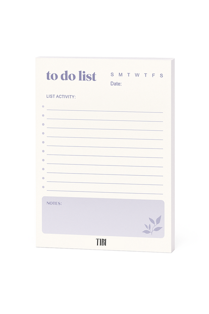 Lilac Focus To-do list planner A5 31 sheets 90 GSM cute planner stationery India